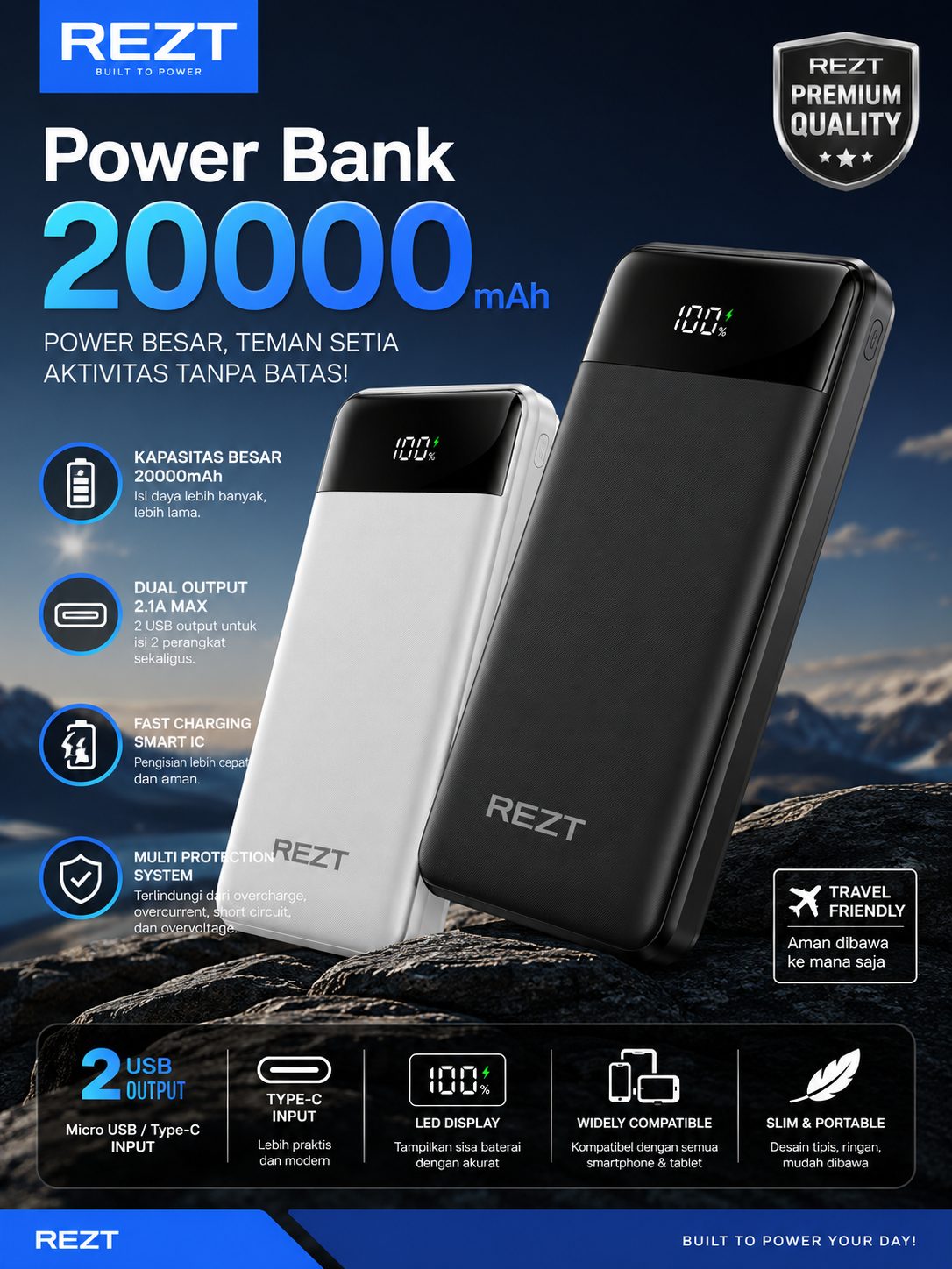 Power Bank 20000mAh